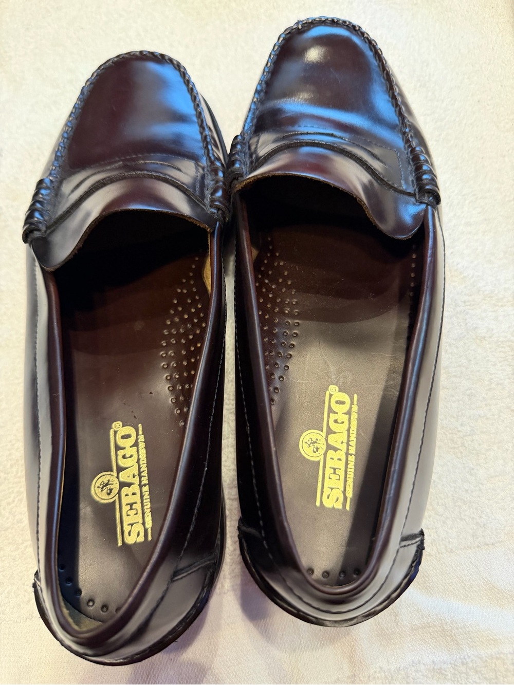 Sebago Men's Dark Brown Leather Penny Loafers
Men’s size 10.5